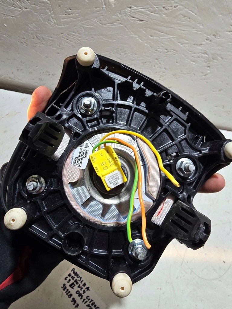 фото №10, Citroen c3 подушка безопасности подушка водителя оригинал plus колодка