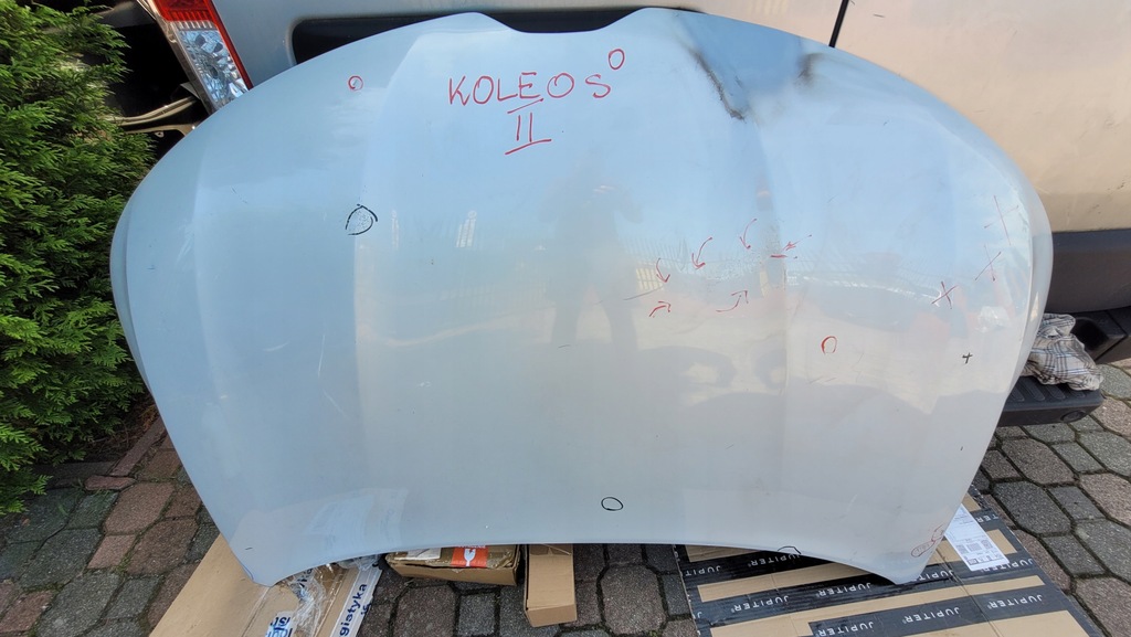 фото №3, Капот кришка двигуна renault koleos ii 2016- капот renault koleos 16-