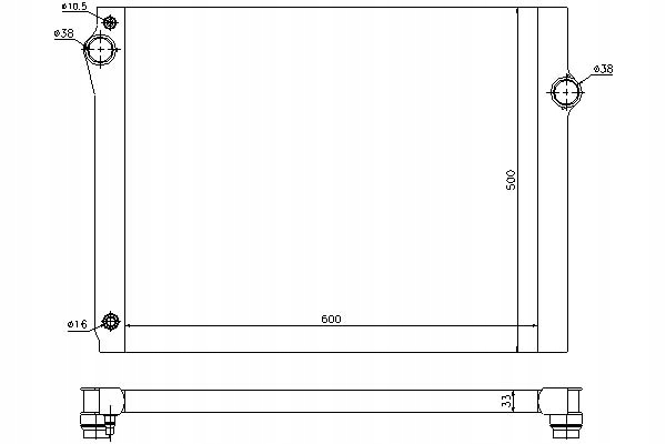 фото №1, Nissens радіатор двигуна bmw 7 f01, f02, f03, f0