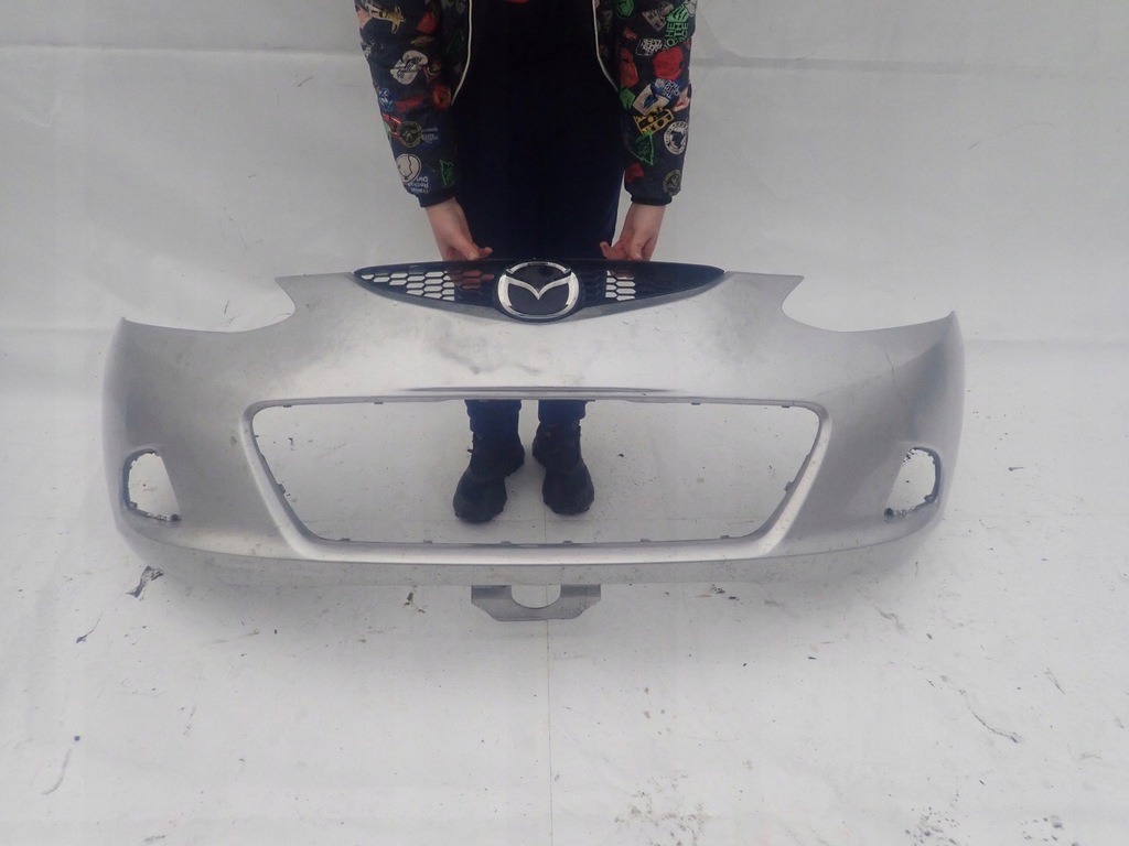 фото №1, Mazda 2 ii 07-10 бампер перед передній решітка радіатора