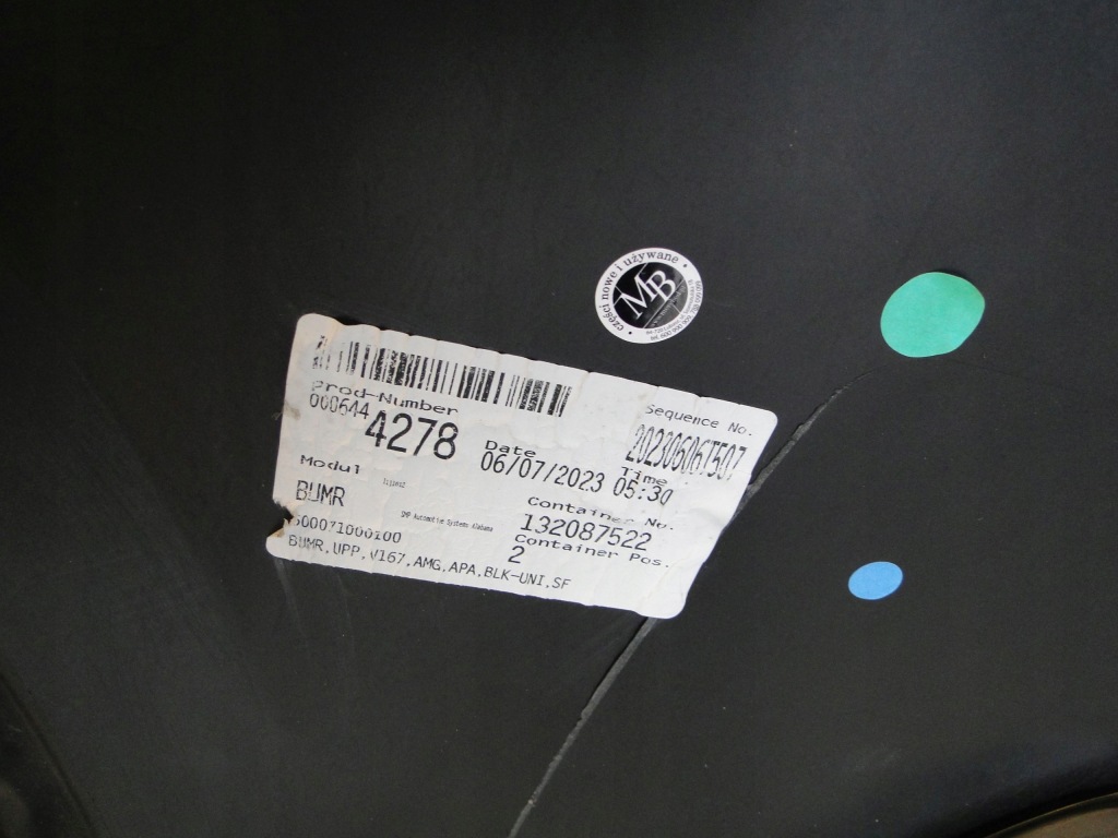 фото №16, Mercedes gle w167 167 suv przed liftem бампер задний amg na датчики pts