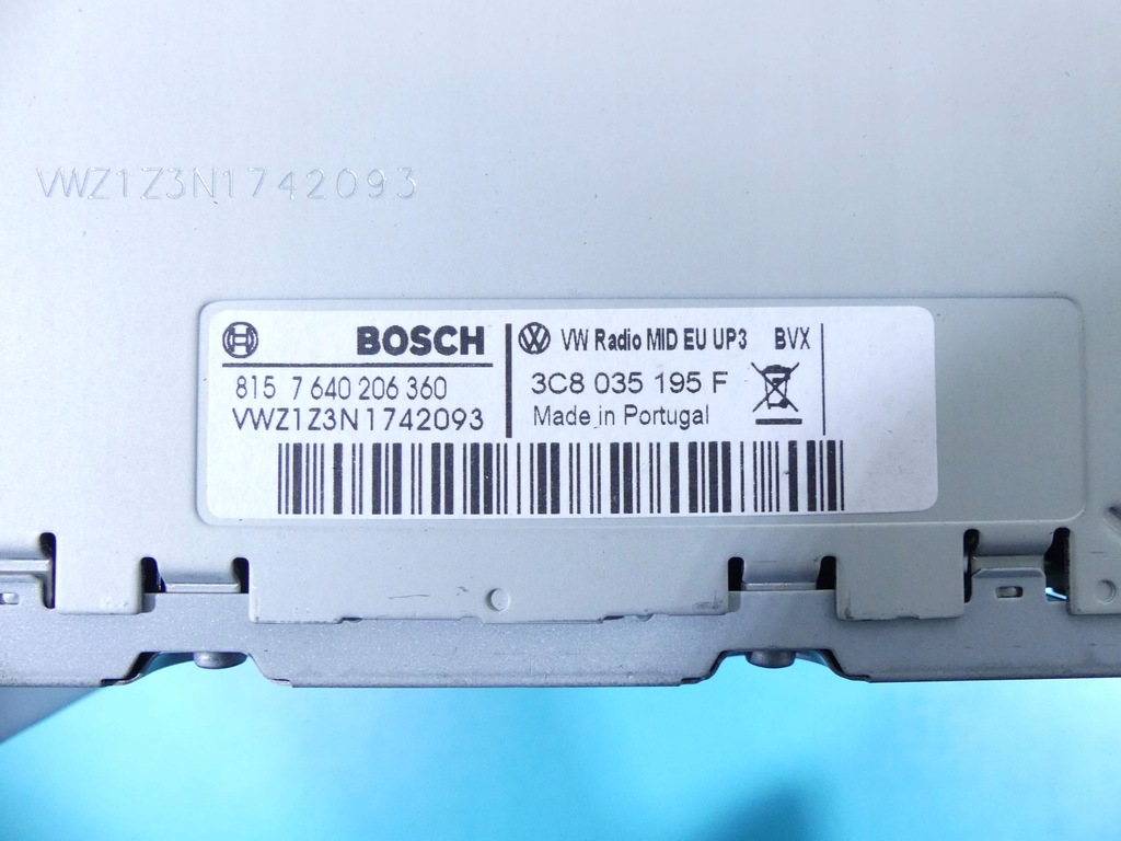 фото №7, Радио заводской vw jetta vi 3c8035195f радиопроигрыватель