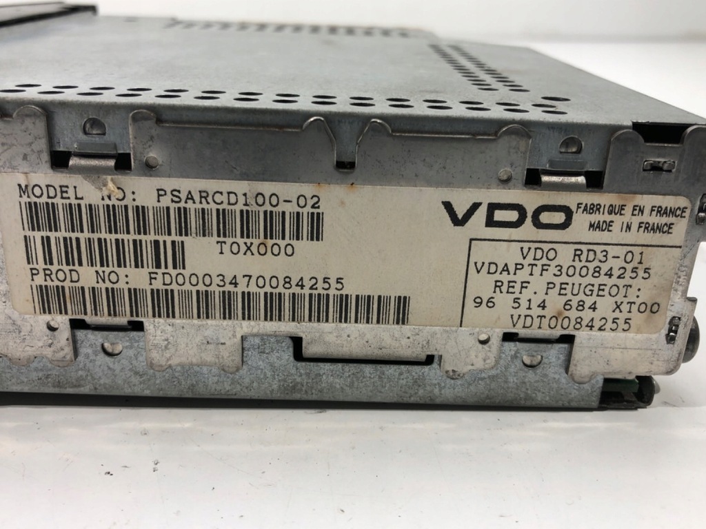 фото №5, Радіо peugeot 307 96514684xt 00-12 тюнер