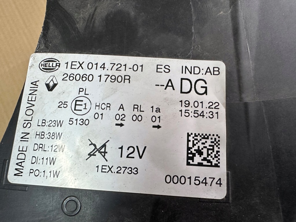 фото №7, Лампа full led renault trafic iv 4 260601790r