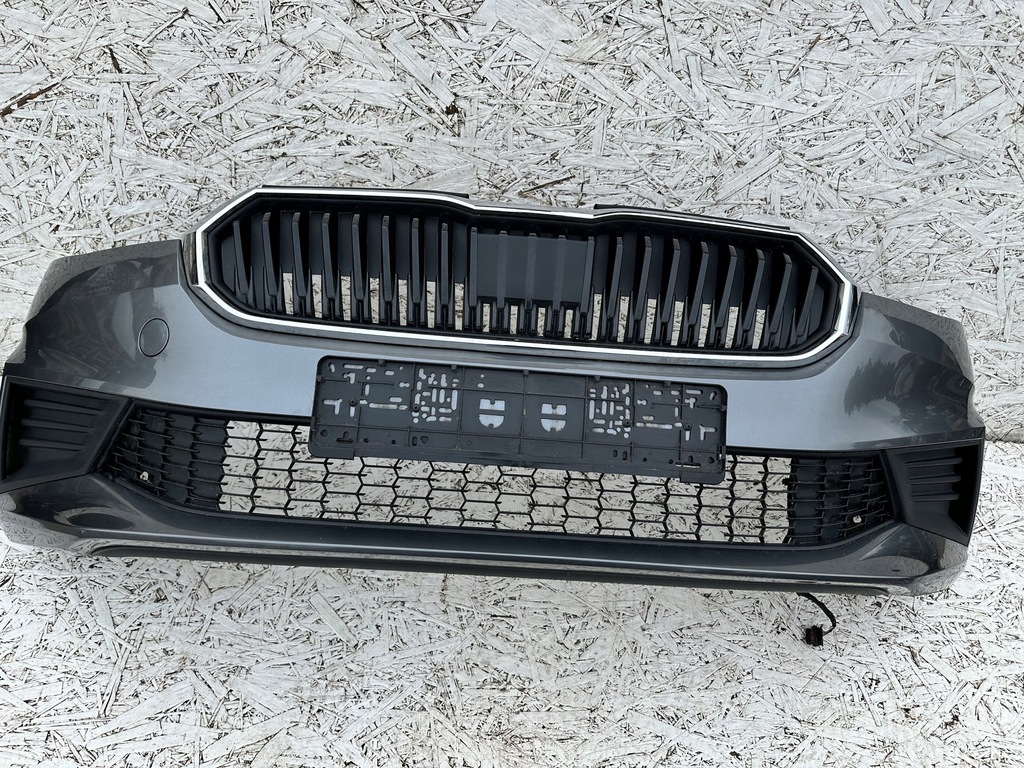 фото №15, Fabia iv 6va бампер перед передний szary kompletny lf7c