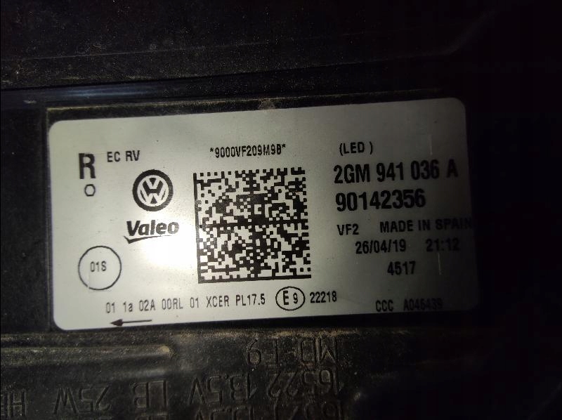 фото №15, Лампа передня перед vw t-cross full led 2gm941036