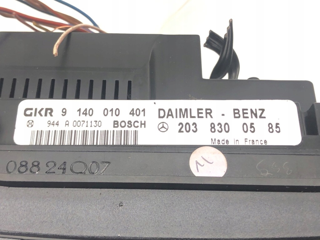 фото №6, Панель управление обдув mercedes w203 2038300585