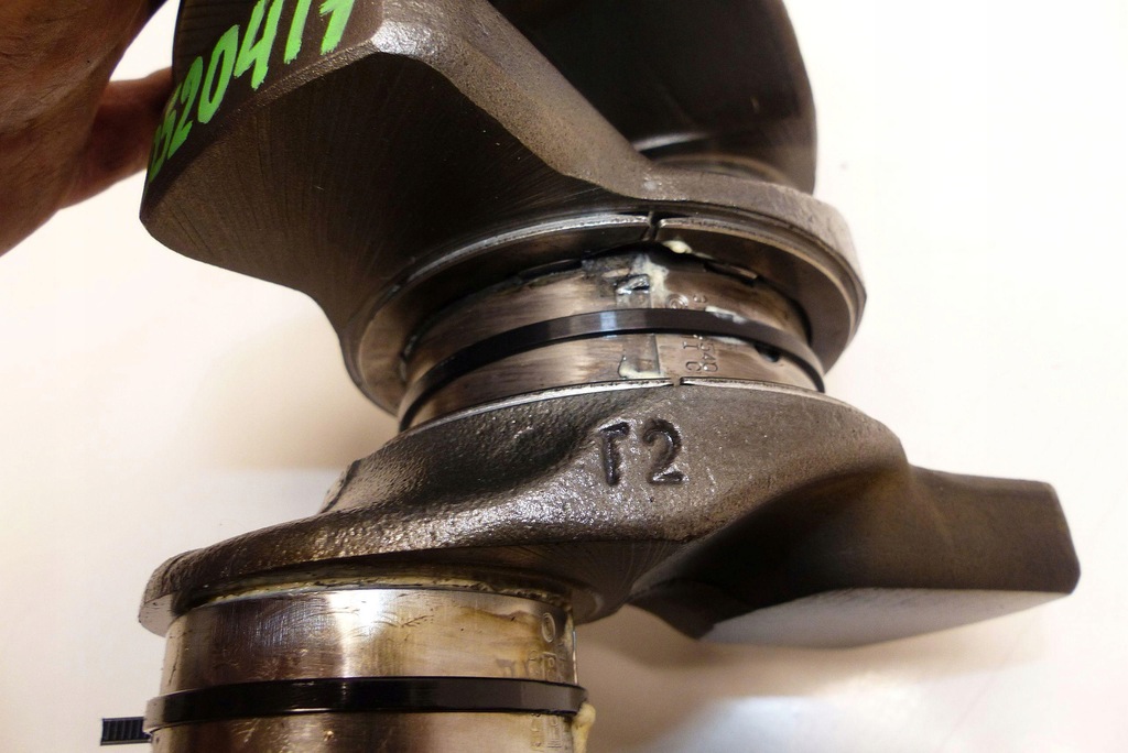 фото №11, Volvo v60 i s60 ii v70 iii xc60 2.0 d3 163km d5204t7 wał коленчатый + вкладыши