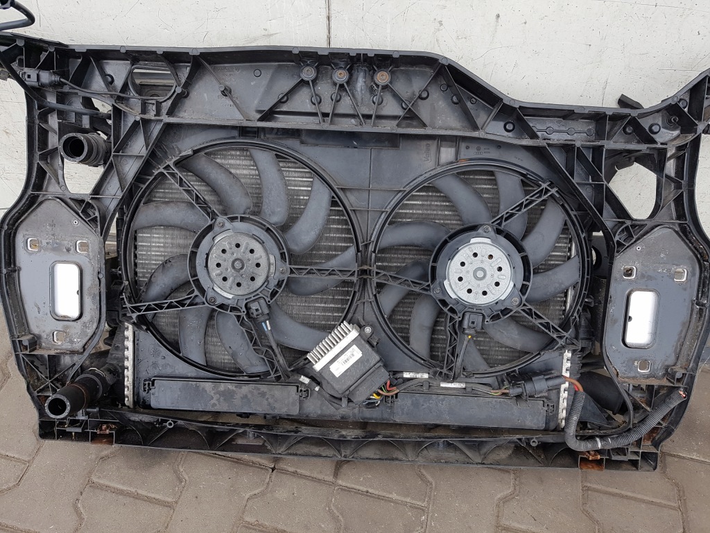 фото №4, Audi q5 8r lift 12-16r 2.0 tdi pas передний радиатор вентиляторы механическая коробка передач