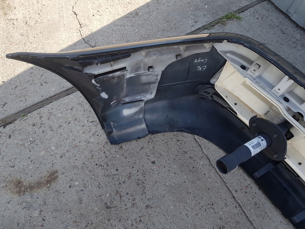 фото №11, Бампер задняя kompletny балка накладки cosmosschwarz bmw e46 coupe przedlift