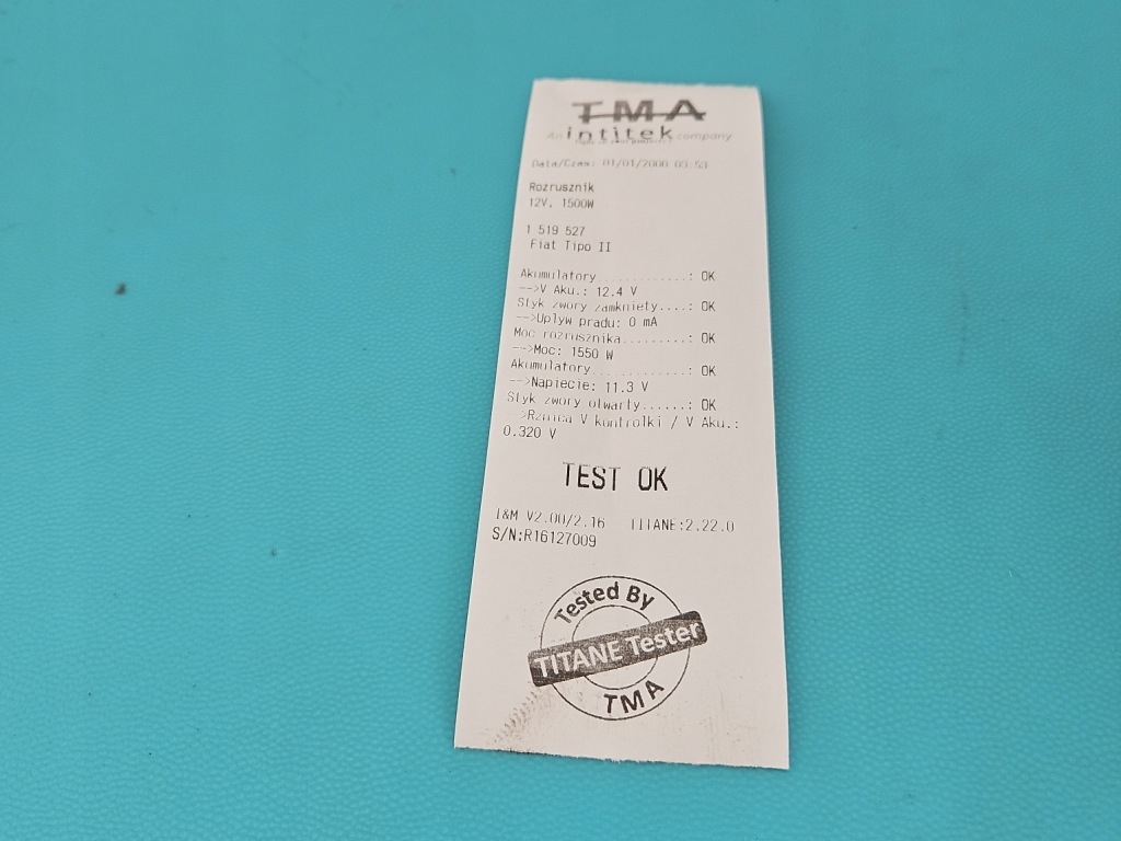 Test стартер fiat tipo ii 15- 1.6 jtd 55260384 Недорого