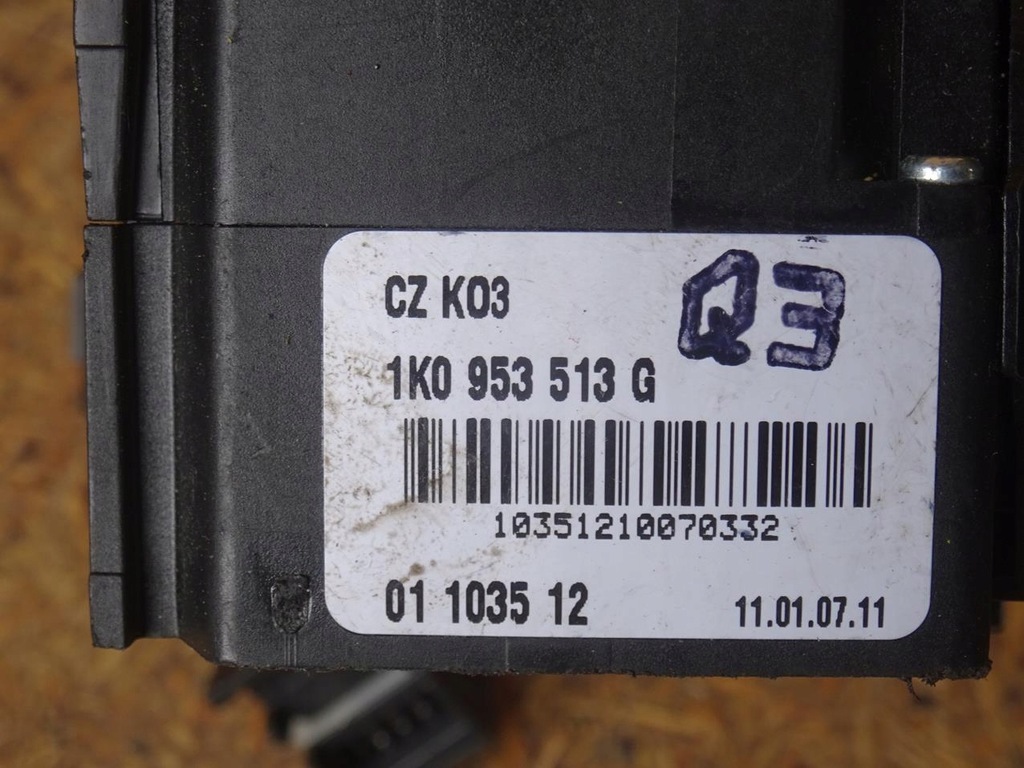 фото №10, Golf v leon ii octavia ii важіль перемикач світла круїз-контроль 1k0953513g