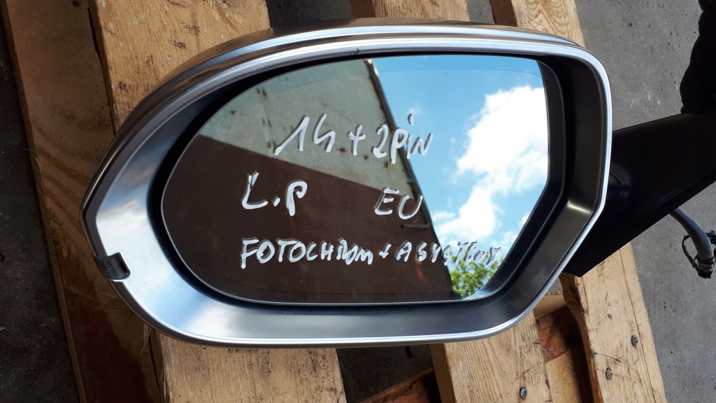 фото №12, S6 c7 4g зеркало левая перед 16 pin фотохромный