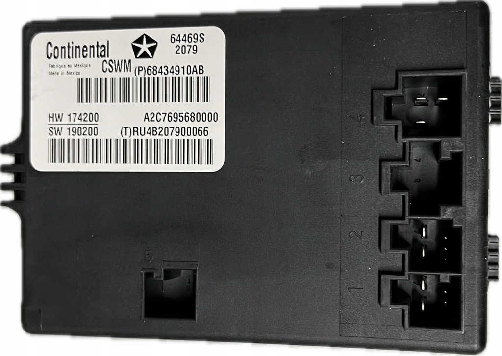 фото №1, Модуль керування сидіння передній chrysler pacifica ru mopar оригінальний номер 68434910ab