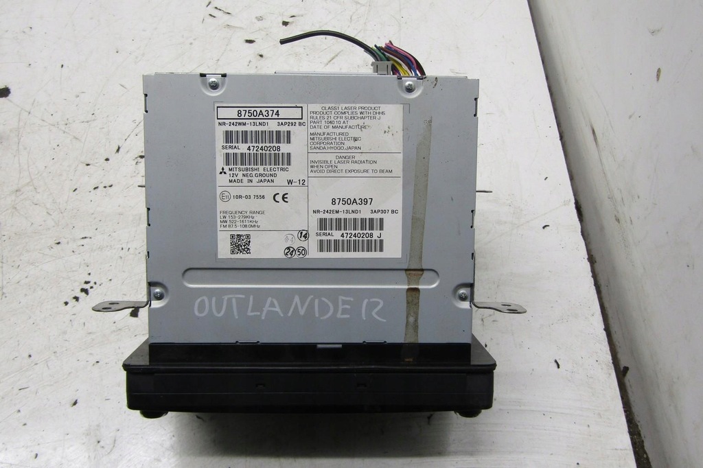 фото №5, Радио навигация navi mitsubishi outlander iii phev 8750a397