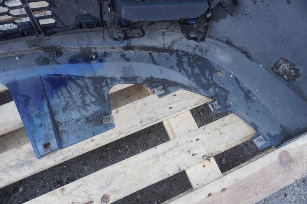 фото №13, Mazda 6 gg lift бампер передний 2006rok granatowy