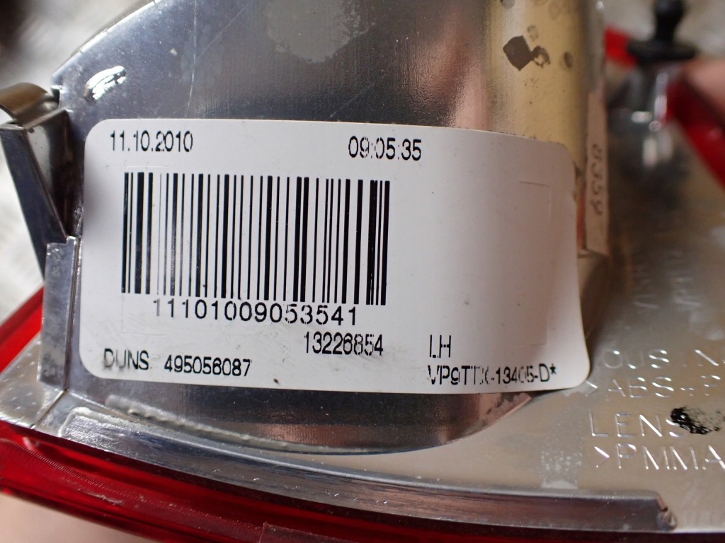 фото №6, Лампа левый задняя opel insignia a 10r 2.0 kombi 13226854 11054