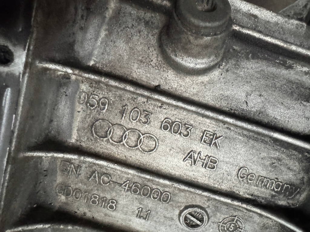 Audi a6 c7 3.0 tdi crt основа картера масляний krater 059103603ek Доставка