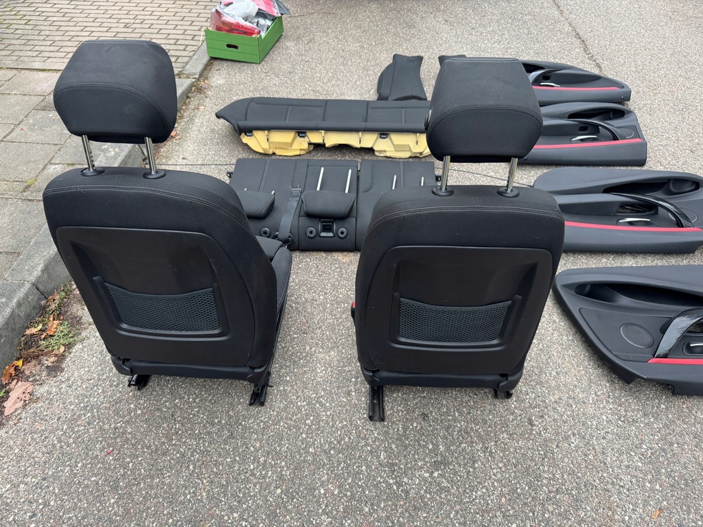 фото №6, Bmw 3 gt f34 сиденья заднее сиденье обшивки комплект europa