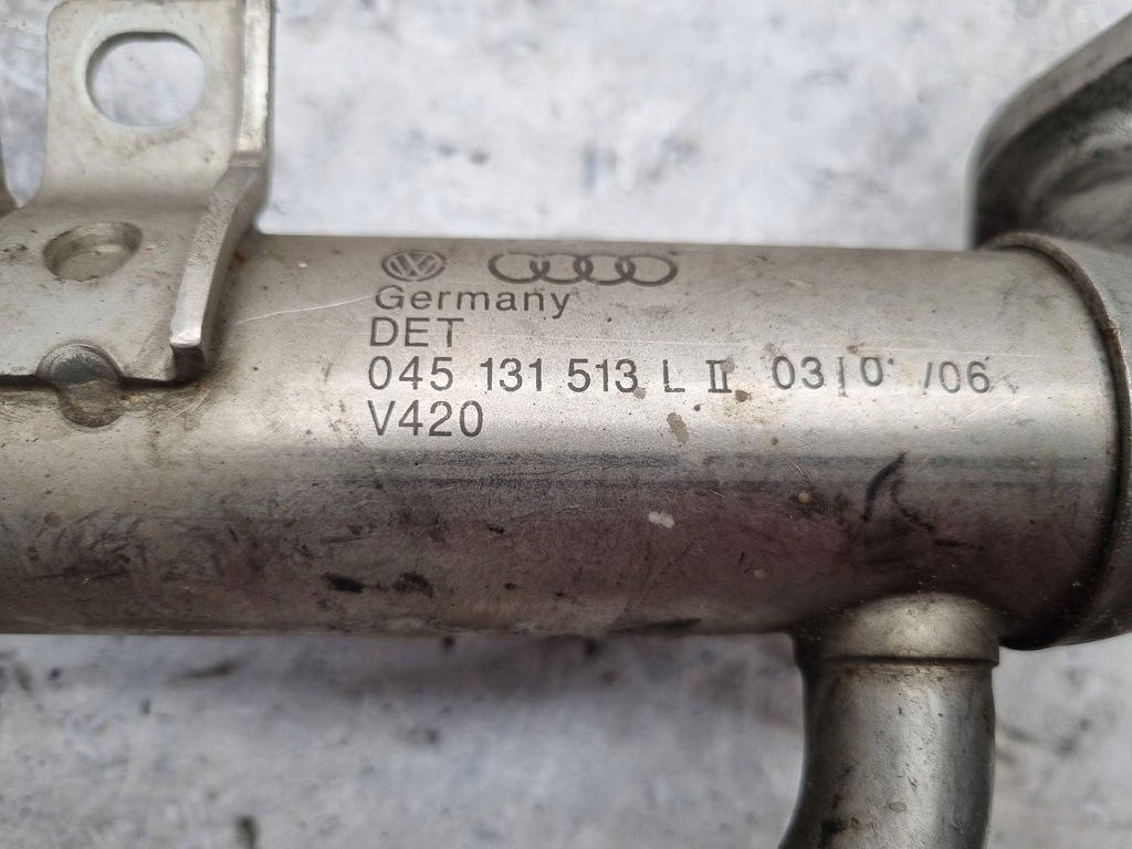 фото №6, Радиатор выхлопных газов 045131513l vw polo iv fox fabia i ibiza iii 1.4 tdi