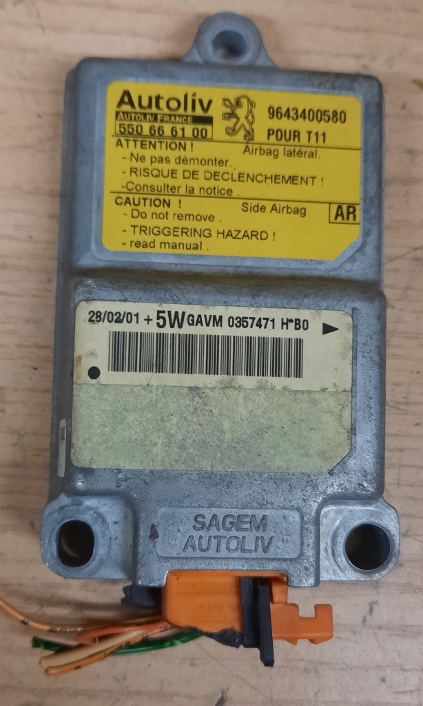 Купить Peugeot модуль блок управления подушка безопасности 550666100