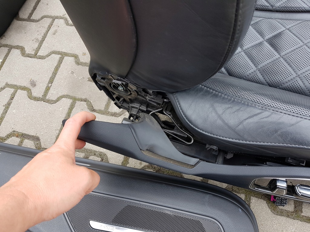 фото №8, Audi a8 d4 4h 09-13r сиденья кожаный заднее сиденье europa