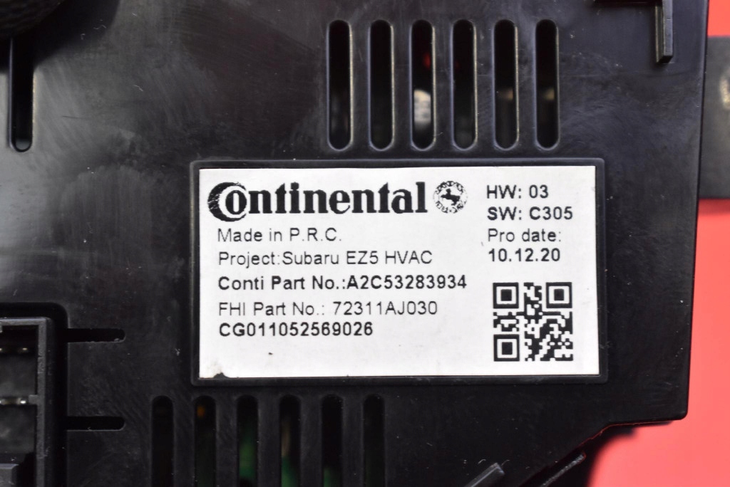 фото №8, Панель керування обдув кондиціонер 72311aj030 subaru legacy 5 v 09-13