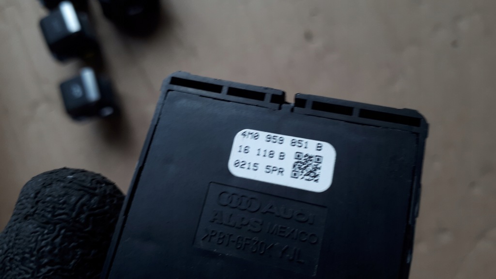 фото №6, A4 b9 8w выключатель окон хром переключатель 5x a5 8w