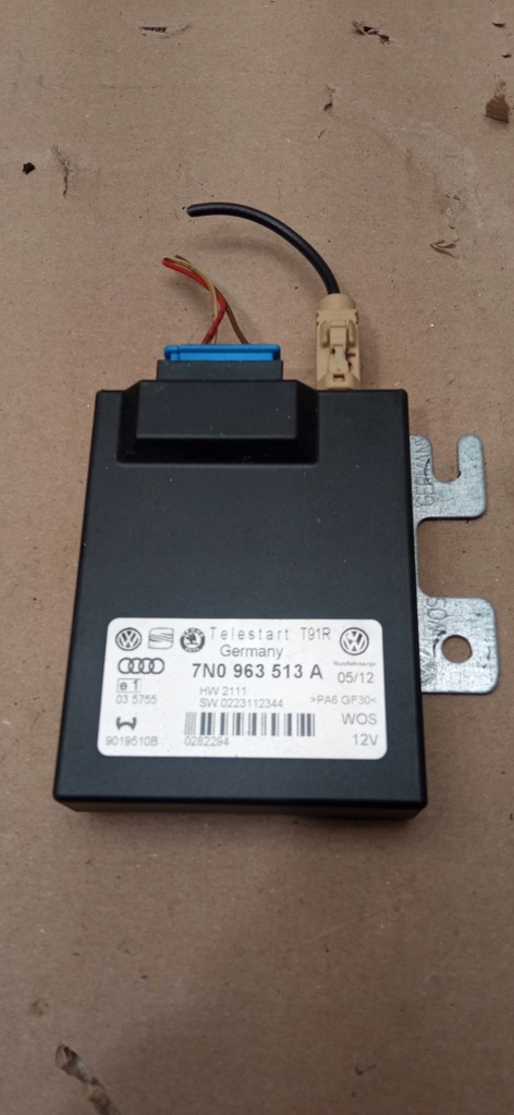 фото №1, Модуль webasto vw skoda seat audi 7n0963513a