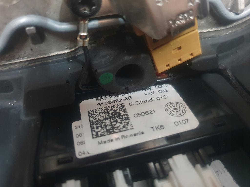 фото №7, Воздуховод skoda octavia 4 iv мультифункция лепестки переключения