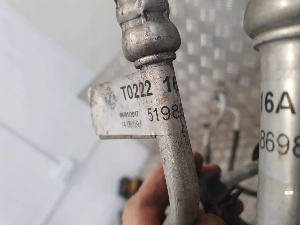 Fiat tipo 2015-2024 1.3 mtj шланг кондиционера Оригинал