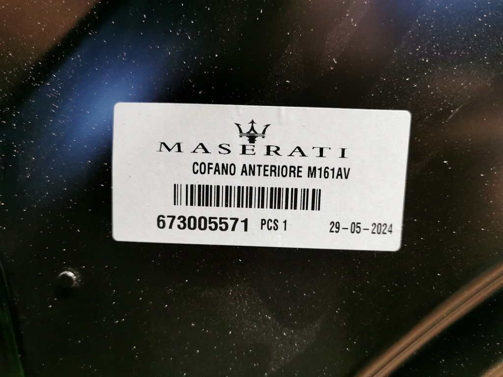 фото №14, Maserati levante 16- капот кришка двигуна nowa 673005571