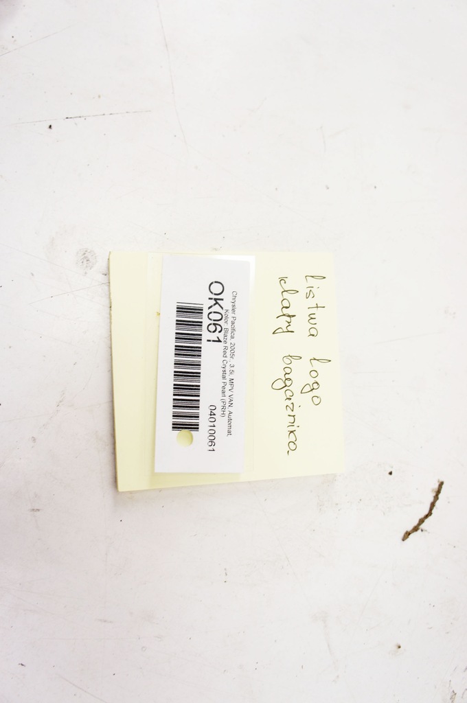 фото №6, Ok061 chrysler pacifica i молдинг накладка кришки