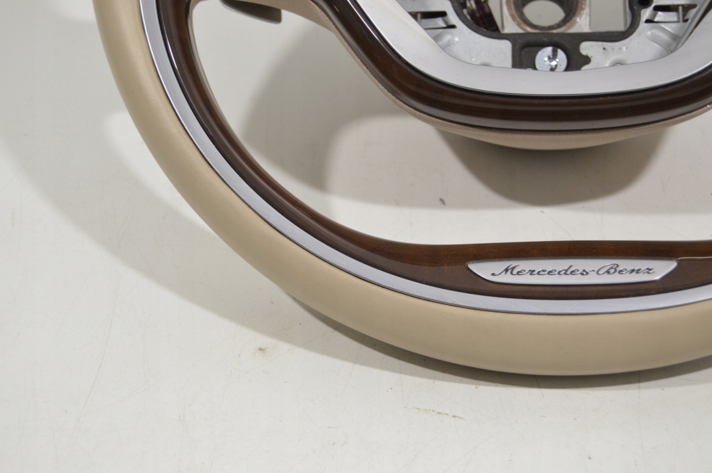 фото №8, Повітропровід бежева шкіра drewno подушка безпеки подушка mercedes s klasa w222