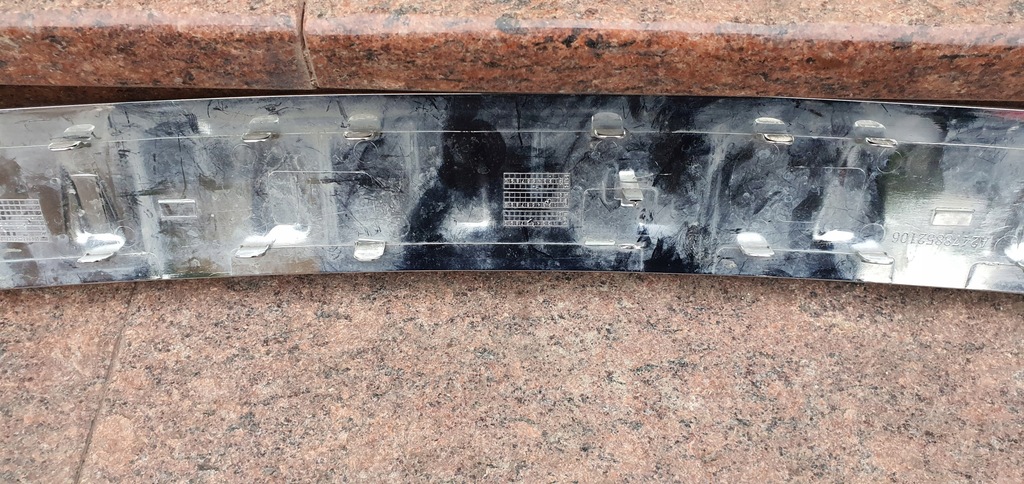 фото №8, Mercedes glb x247 хром молдинг na бампер задній