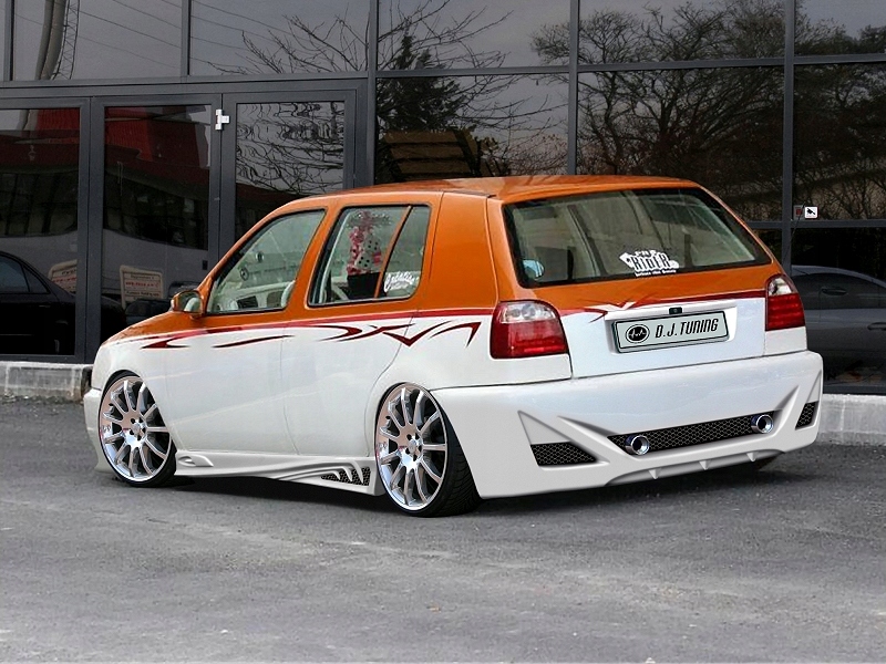 фото №1, Vw golf iii бампер задний dj-tuning