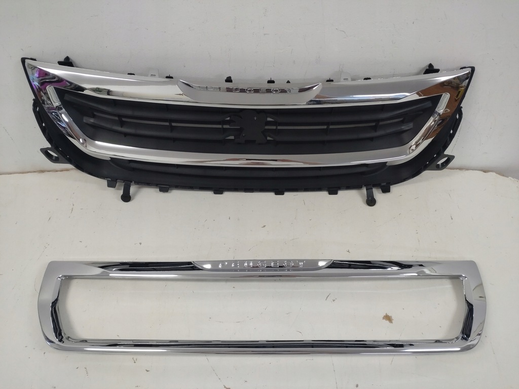 фото №3, Хром молдинг решётка peugeot partner ii lift 2015-