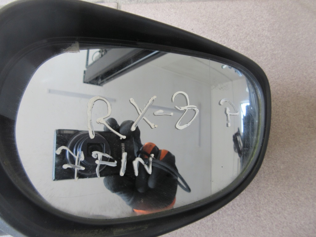 фото №4, Зеркало правое наружное mazda rx-8 rx8 27c 7 pin