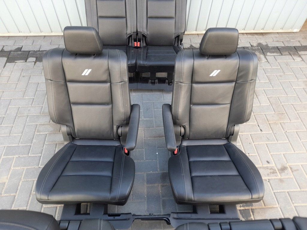 фото №9, Dodge durango lift 18- сиденья заднее сиденье кожа 3 ряды usa