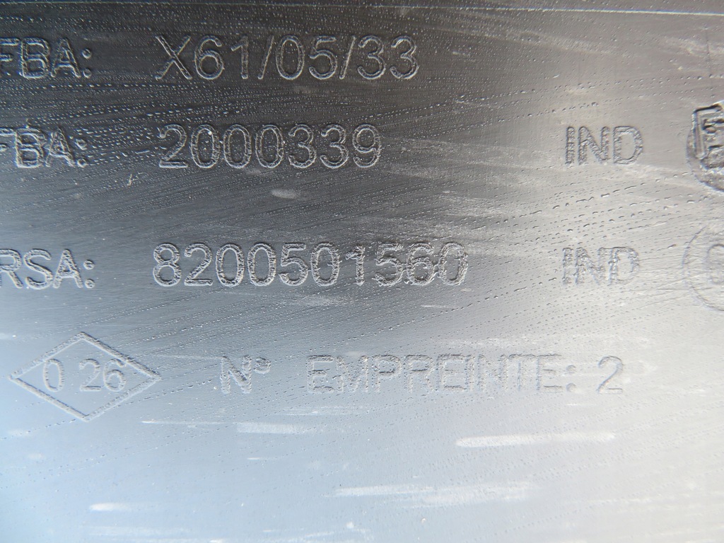 фото №11, Захист плита pod бампер kangoo ii 8200501560