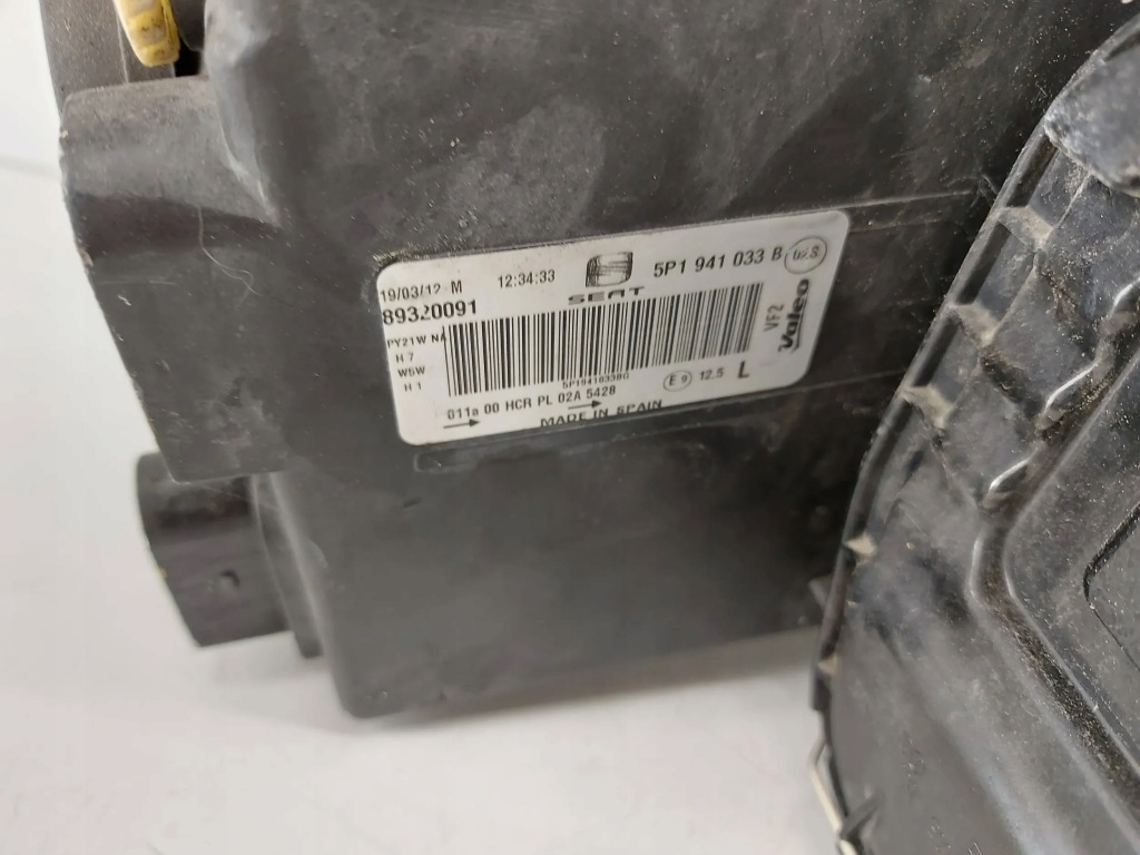 фото №6, Seat leon 2 ii 1p lift 09- altea ліва лампа передня перед фара