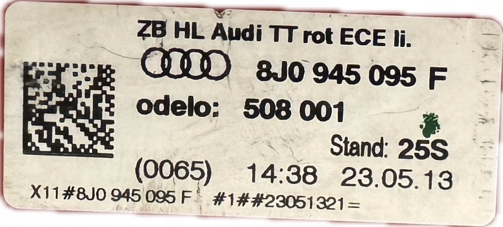 фото №9, Лампа левая задняя do audi tt 8j3 08.06- 8j0945095f