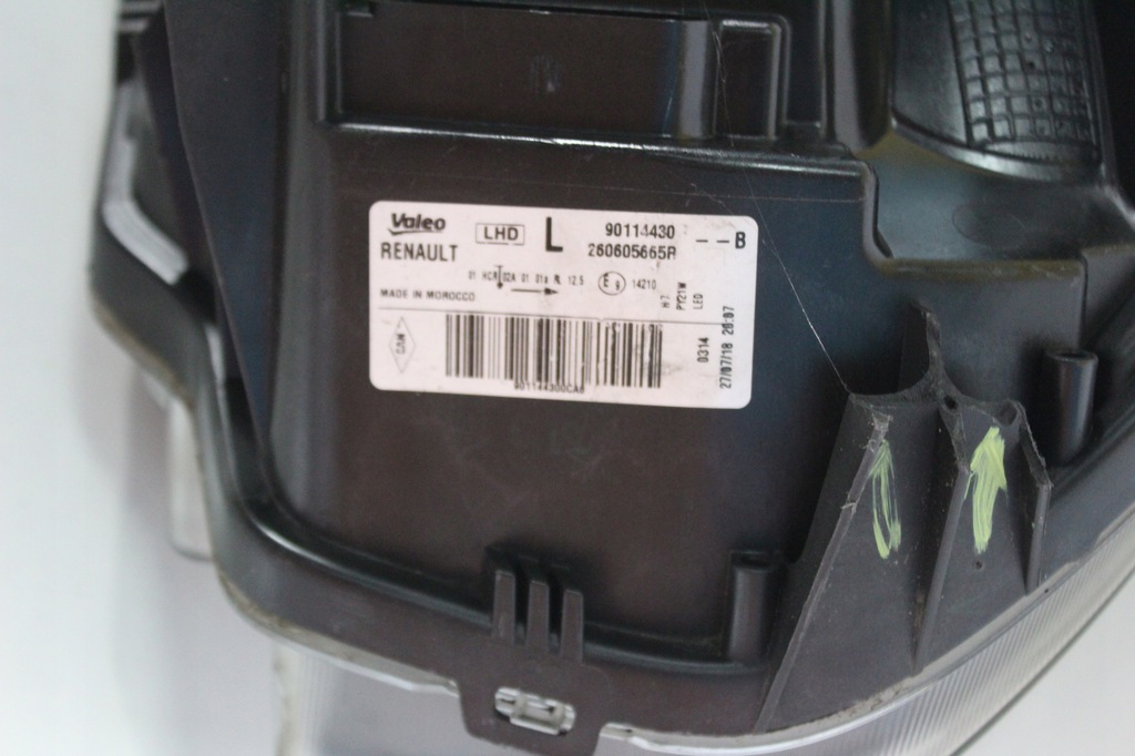 фото №7, Лампа ліва перед dacia sandero 2 ii lift оригінальний номер 260605665r