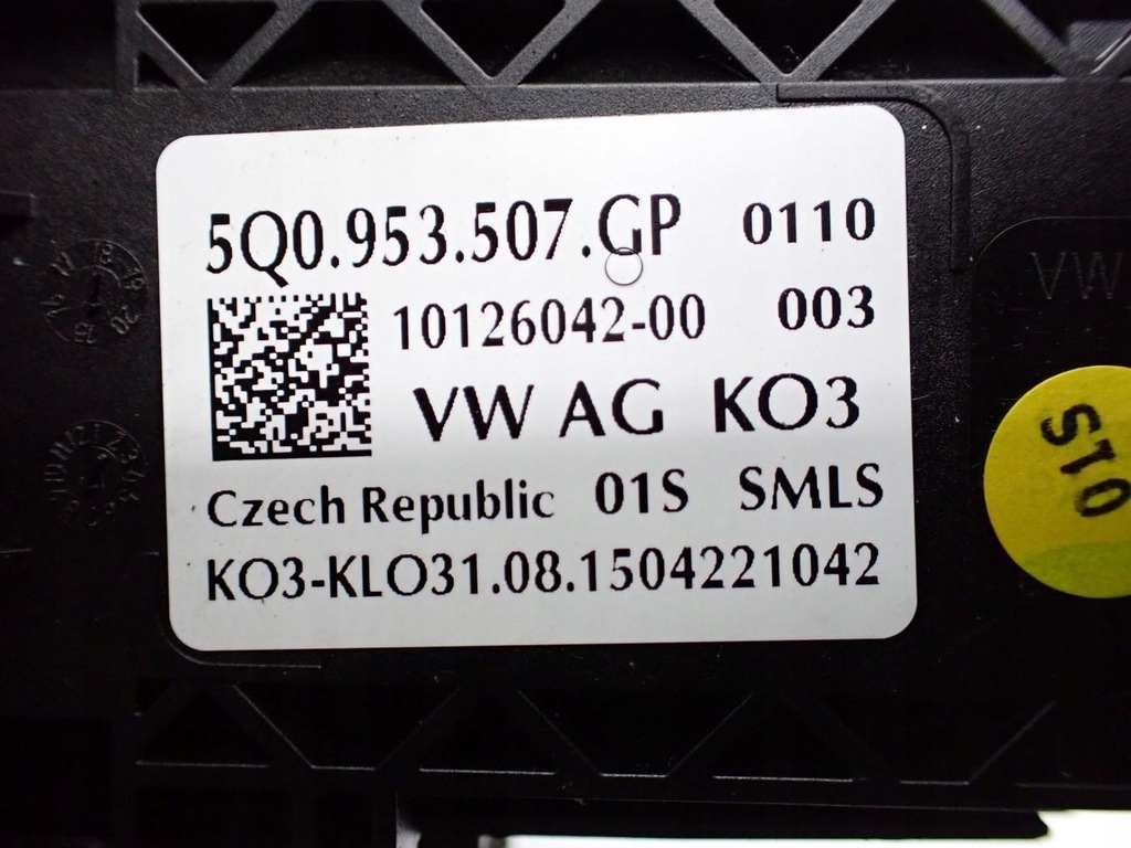 фото №8, Рычаг переключатель лента комбинированный 5q0953507gp octavia iii 5e rs vrs 15r