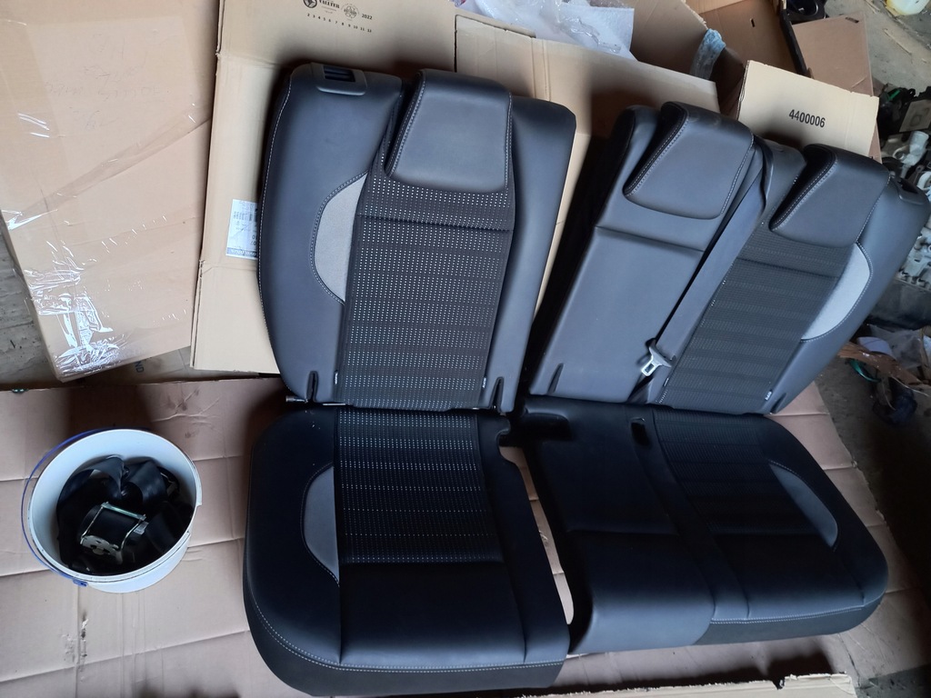 фото №7, Peugeot 2008 сиденье сиденья заднее сиденье pół кожа kpl eu