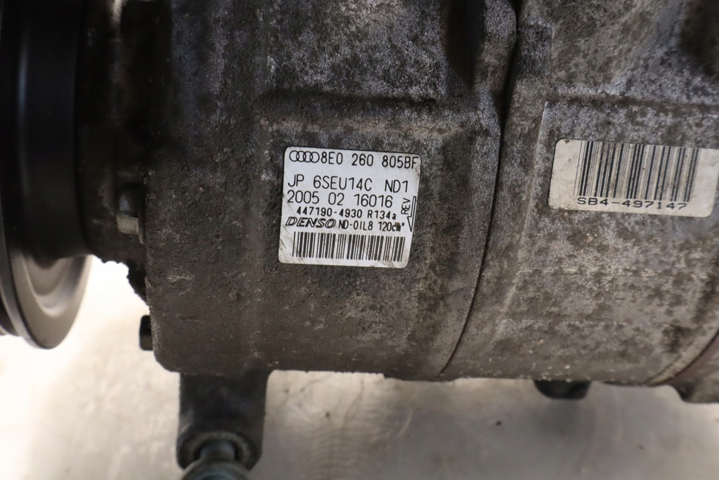 фото №7, Компресор кондиціонера audi a4 b7 2.0 8e0260805bf