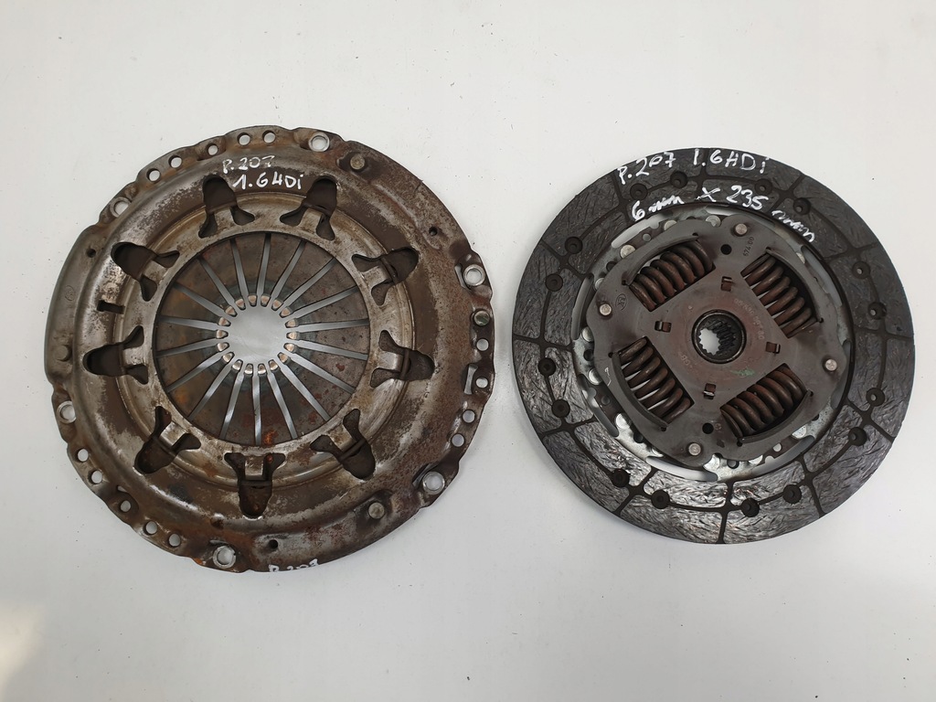 фото №1, Peugeot 207 1.6 hdi сцепление диск прижим