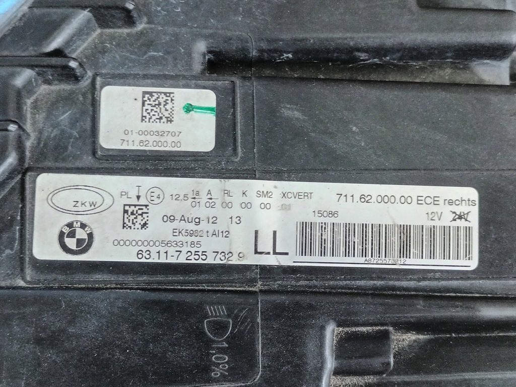 фото №10, Лампа передня права bmw 6 f06 f12 f13 перед правий адаптивний led