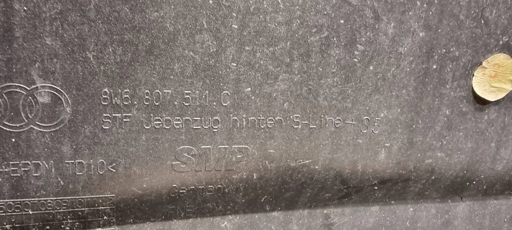 фото №13, Бампер задняя audi a5 s-line s5 b9 8w6 coupe cabrio