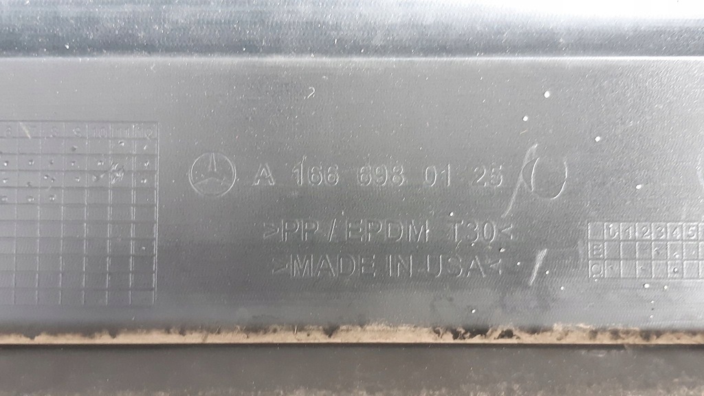 фото №10, Mercedes gl w166 amg молдинг накладка порог левая